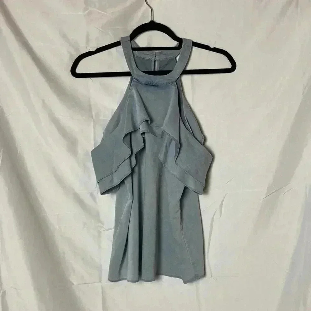 International‎ concepts halter top with off the shoulder sleeves
